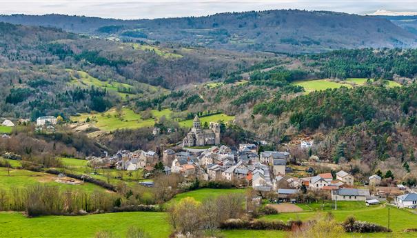 Saint Nectaire, village of the Massif du Sancy