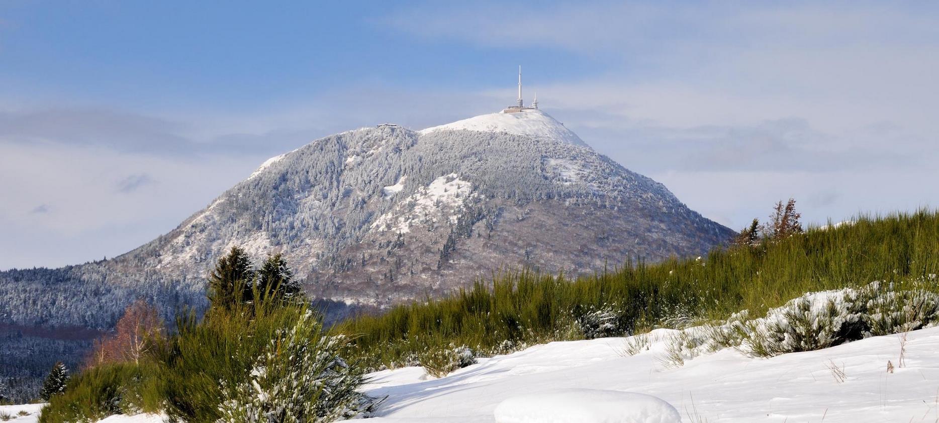 The Puy de Dome in Winter - Great sites of France
