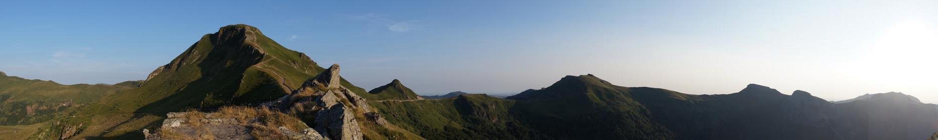 The Monts du Cantal in Cantal