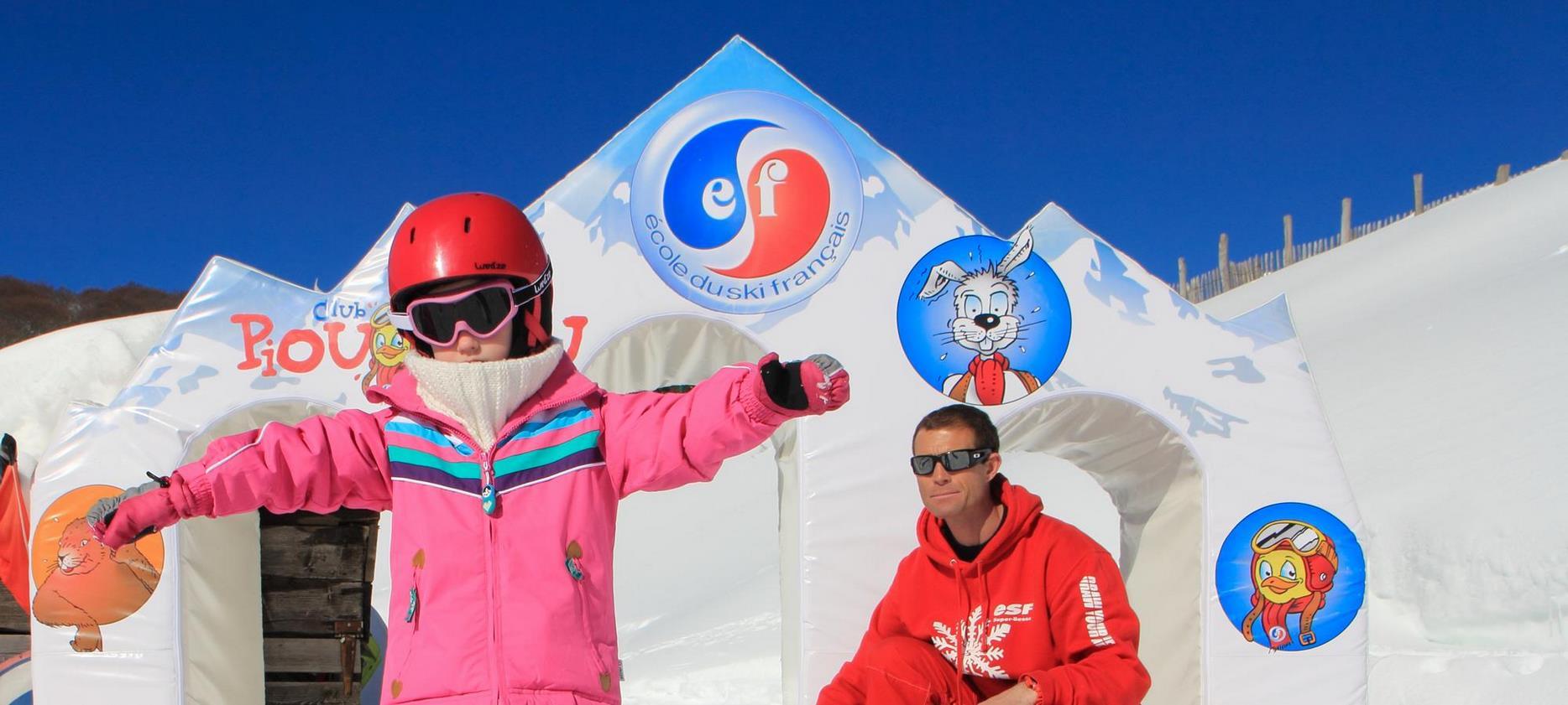 Super Besse - ski for the little ones at the Piou Piou club