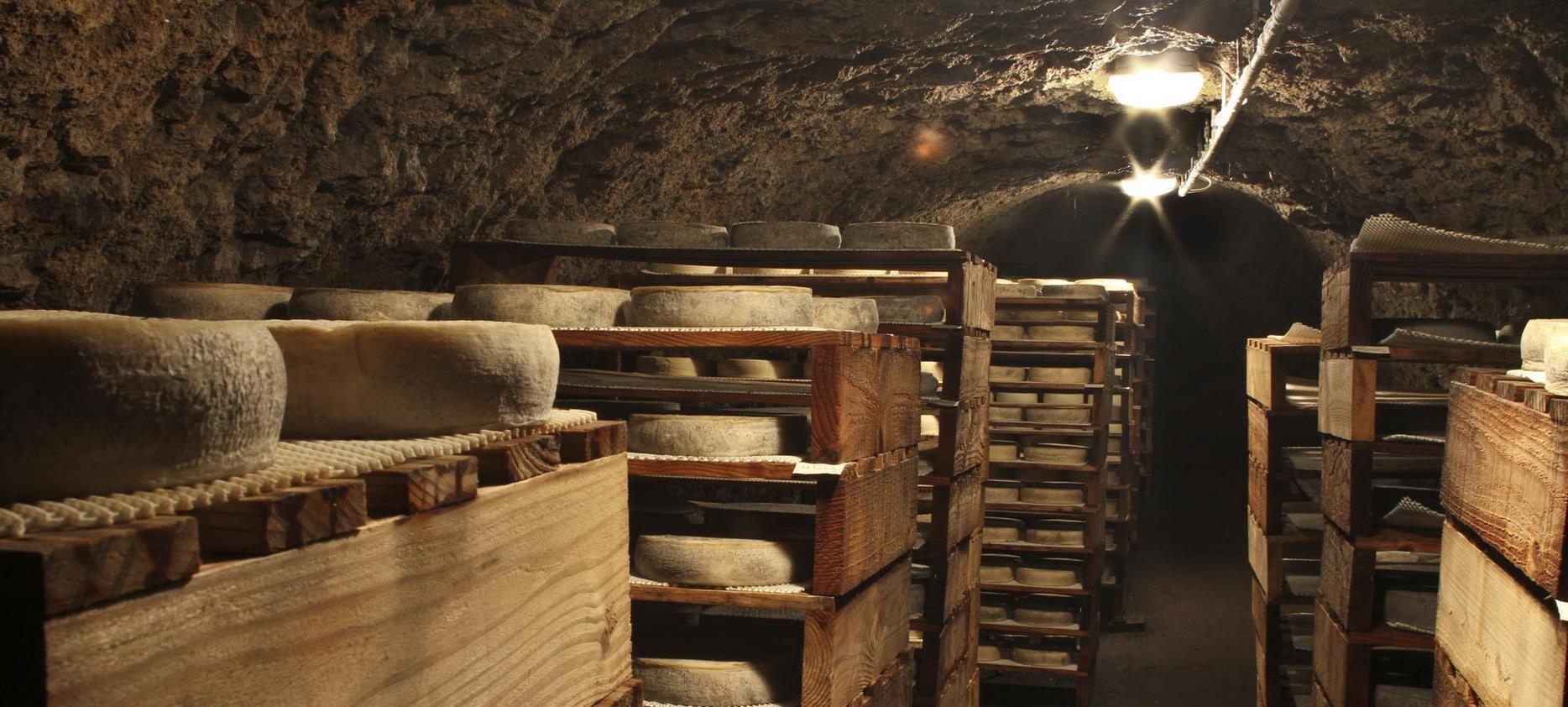 Super Besse - Maturation cellar of Saint Nectaire - Aoc cheese from Auvergne