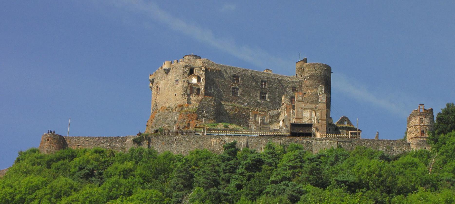 Super Besse - Chateau de Murol, fortified castle in Auvergne