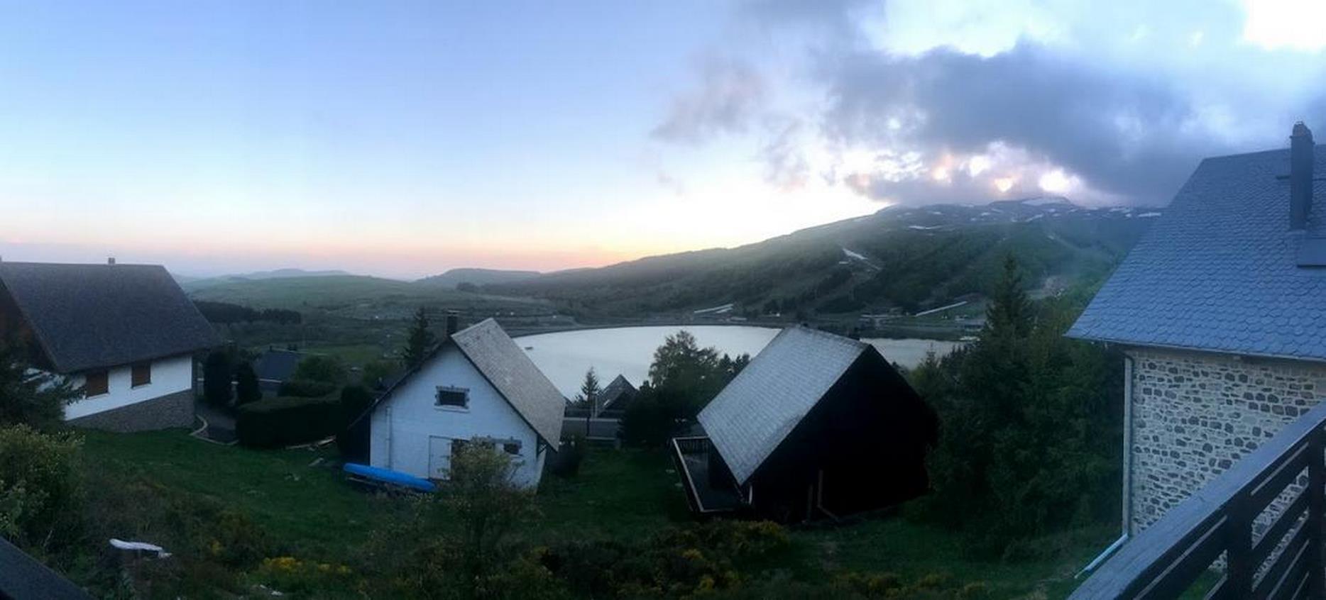 Panorama on the Lac des Hermines in Super Besse