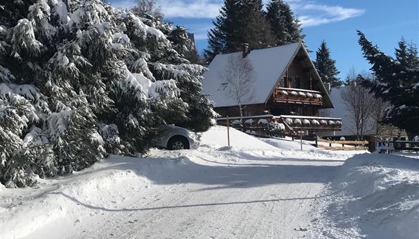 Chalet l'Anorak in Super Besse - the chalet car park