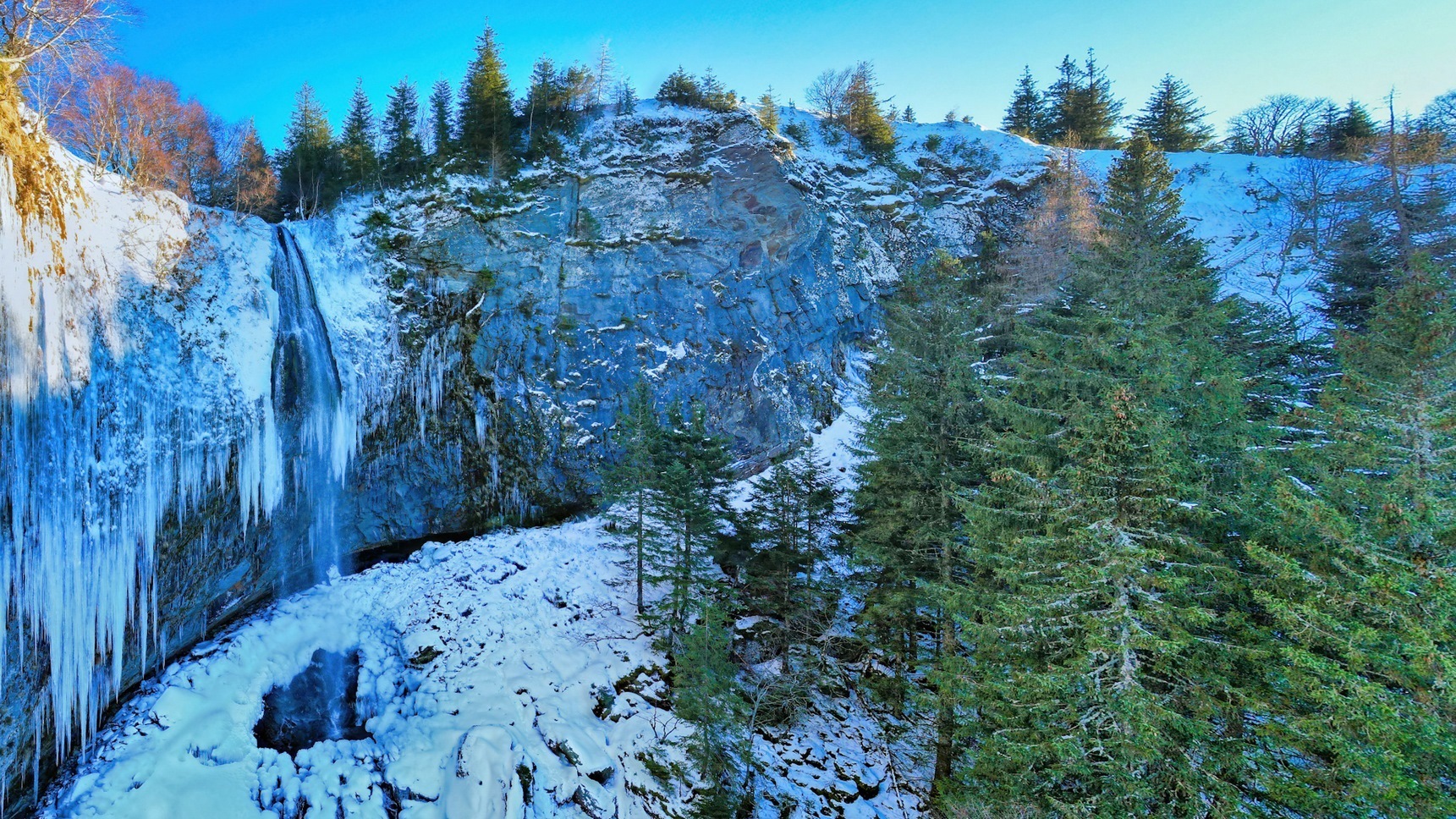 The Great Waterfall at Mont Dore