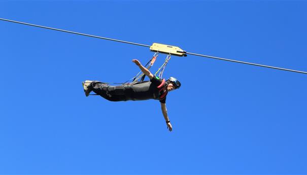 Longest zip line in Europe, discover the Super Besse zip line