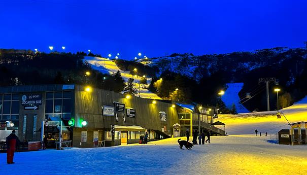 Super Besse, night skiing in the Super Besse resort