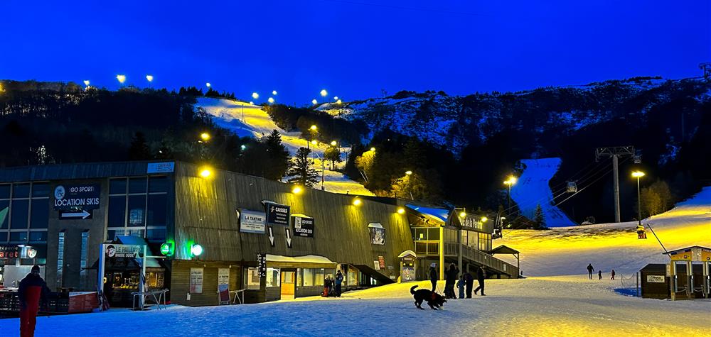 Super Besse, night skiing in the Super Besse resort
