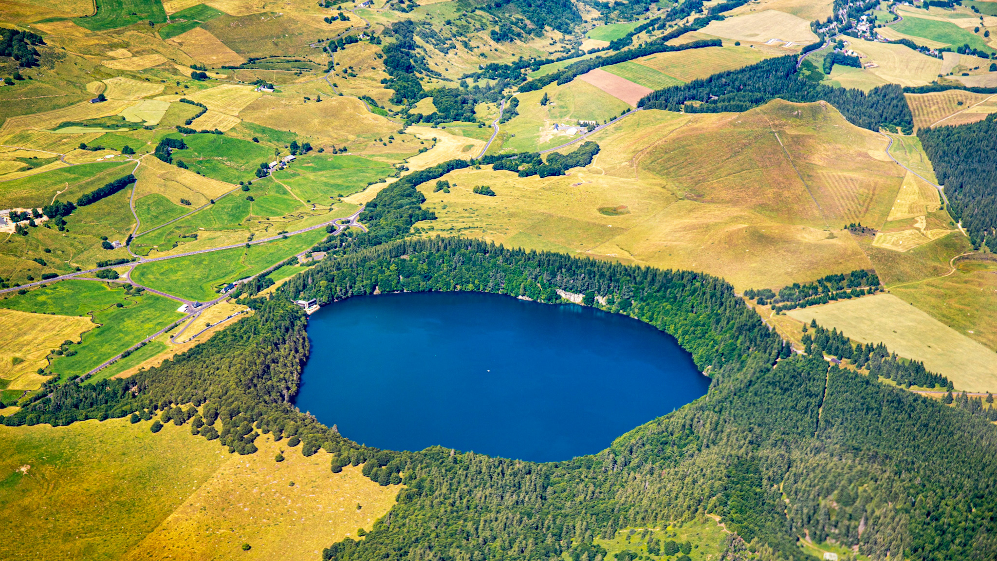 Massif du Sancy, Lac Pavin, the youngest volcano in the Monts Dore