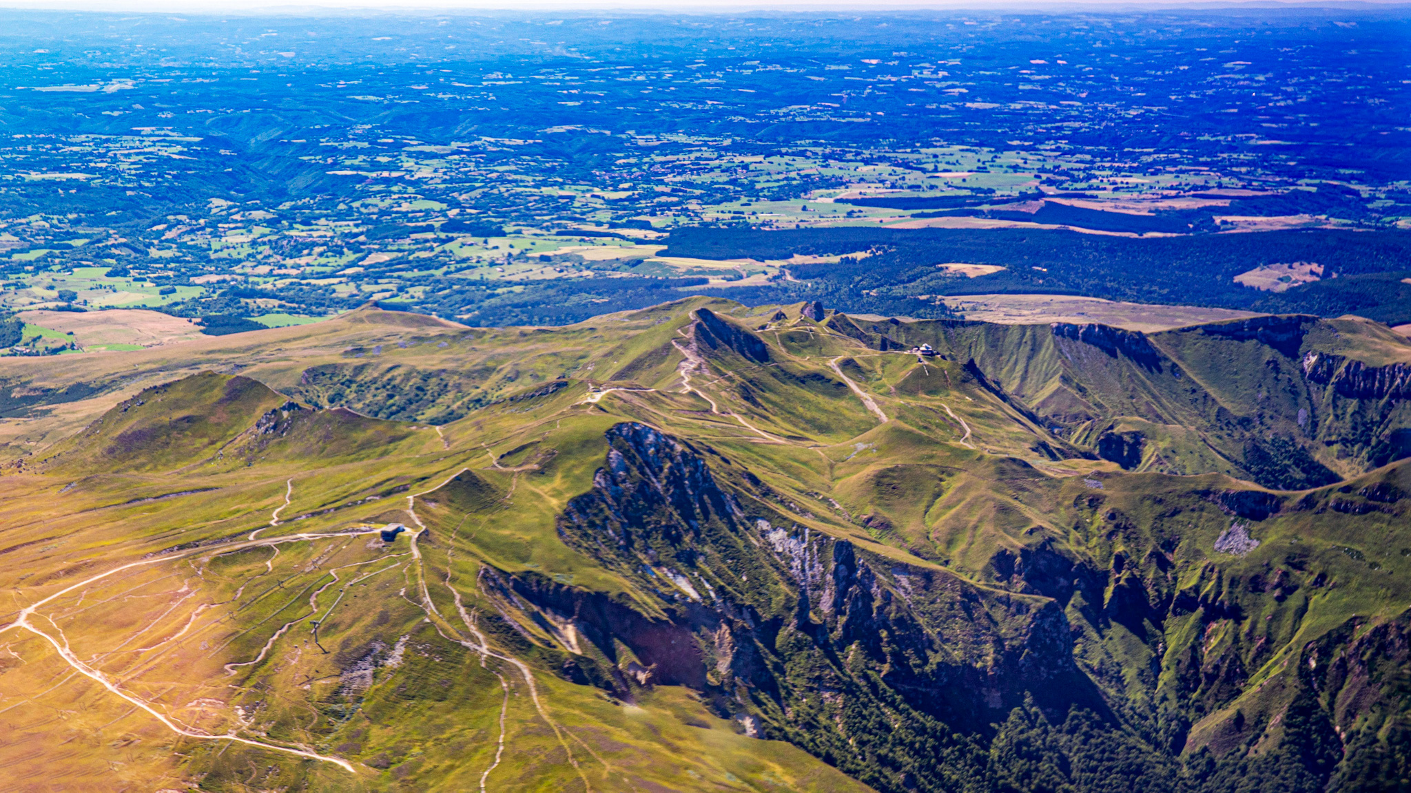 Puy Ferrand, Chaudefour Valley, Puy de Sancy and Puy de Cliergue