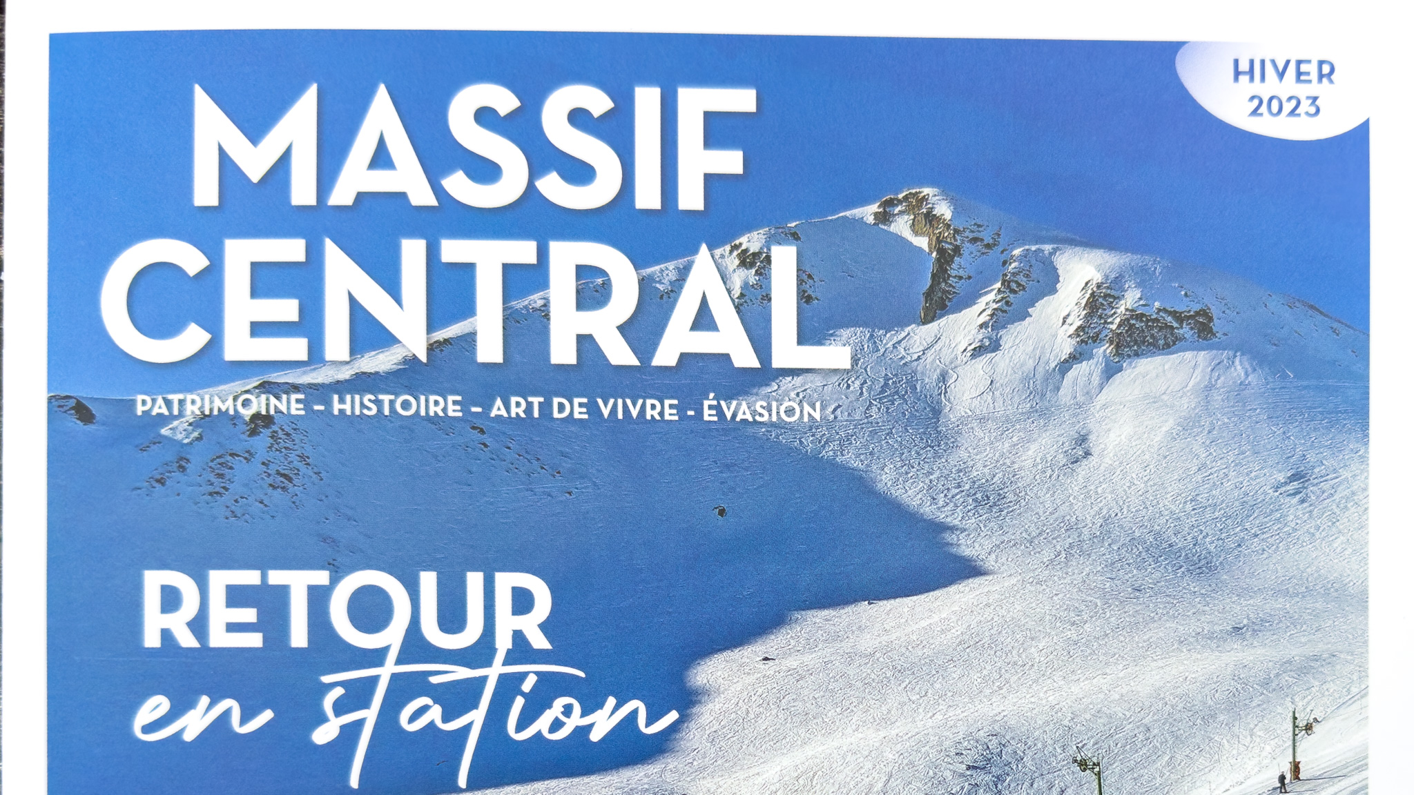 Massif Central magazine, article on the Anorak chalet, winter 2023 issue