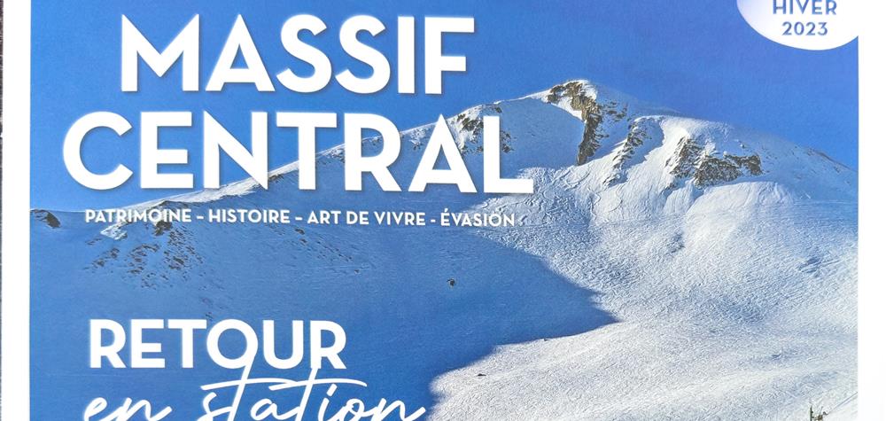Massif Central magazine, article on the Anorak chalet, winter 2023 issue