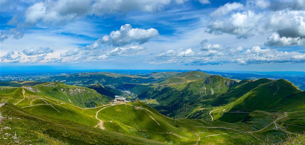 The Dordogne Valley on the slopes of Sancy
