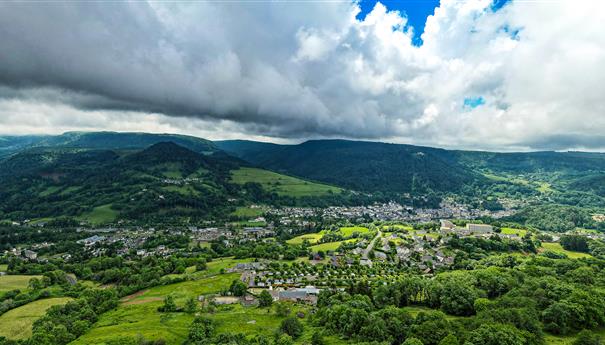 Massif du Sancy, Murât le Quaire, beautiful view of the Bourboule
