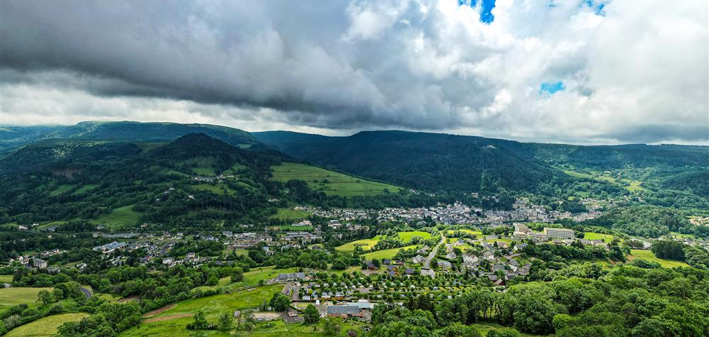 Massif du Sancy, Murât le Quaire, beautiful view of the Bourboule