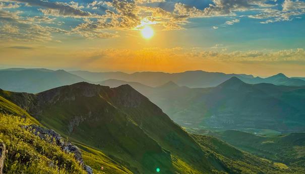 Sunset at Plomb du Cantal