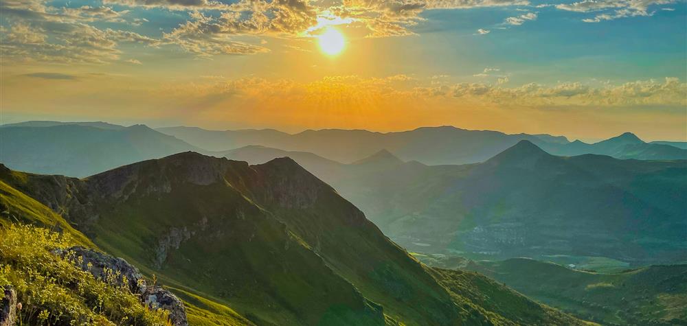 Sunset at Plomb du Cantal