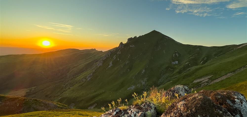 Sunset over the Chastreix-Sancy Nature Reserve