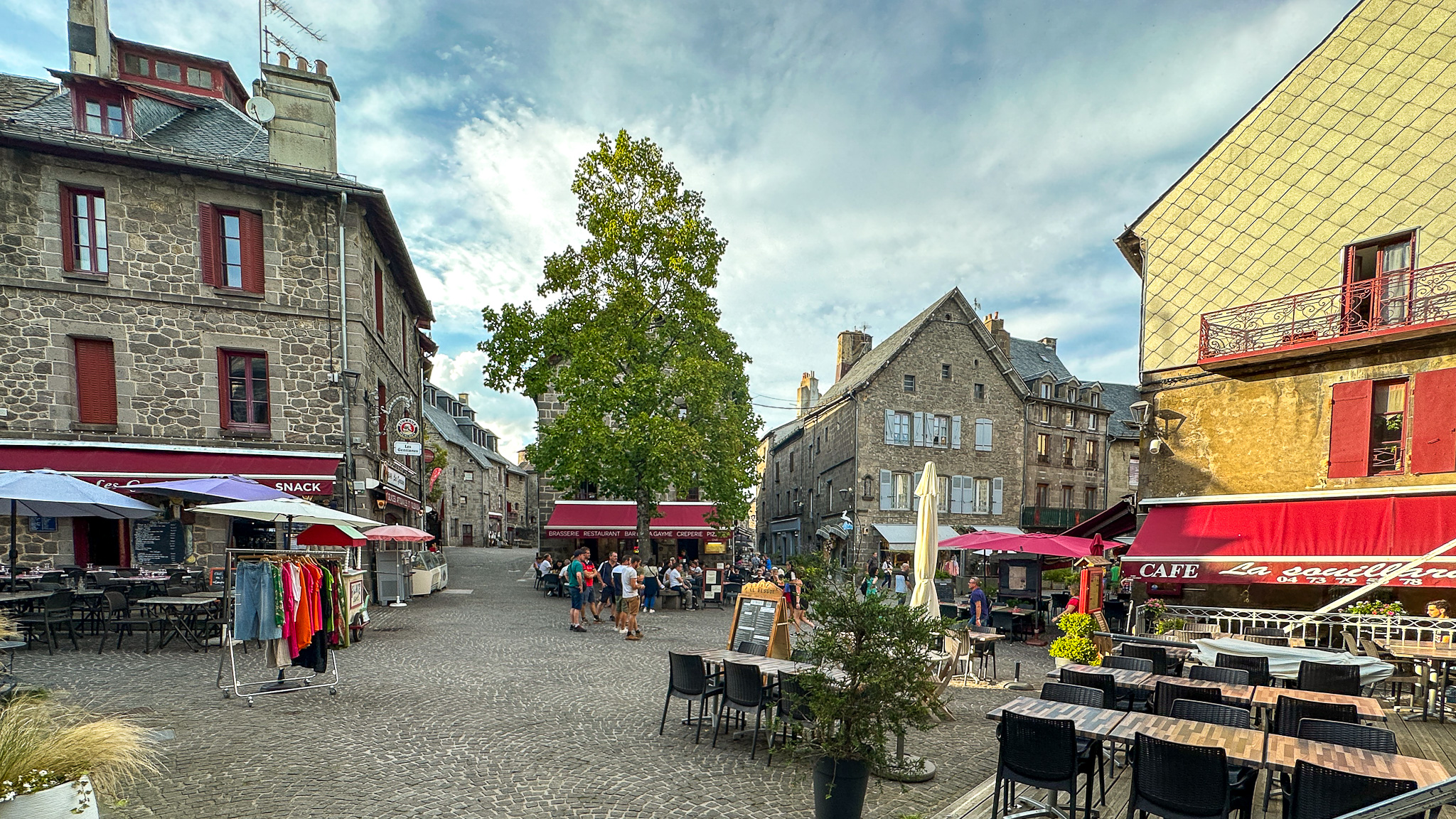 Besse and Saint Anastaise, the city center of the medieval city in Auvergne