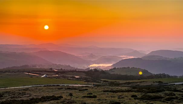 Sunrise at Col de la Croix Saint Robert