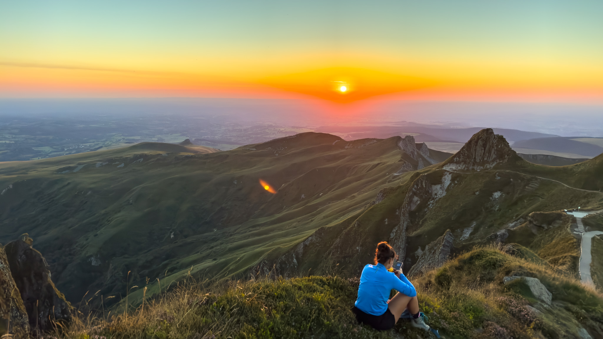Super Besse, Sunset at the Summit of Sancy