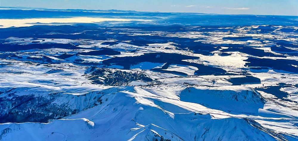 The Sancy Massif under the snow