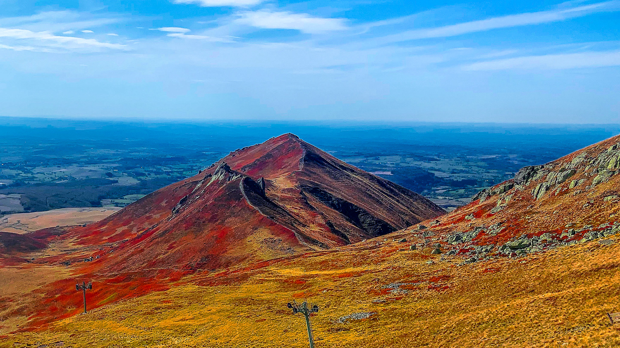 Puy Gros in its Autumn colors