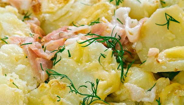 Truffade, potato and fresh tome