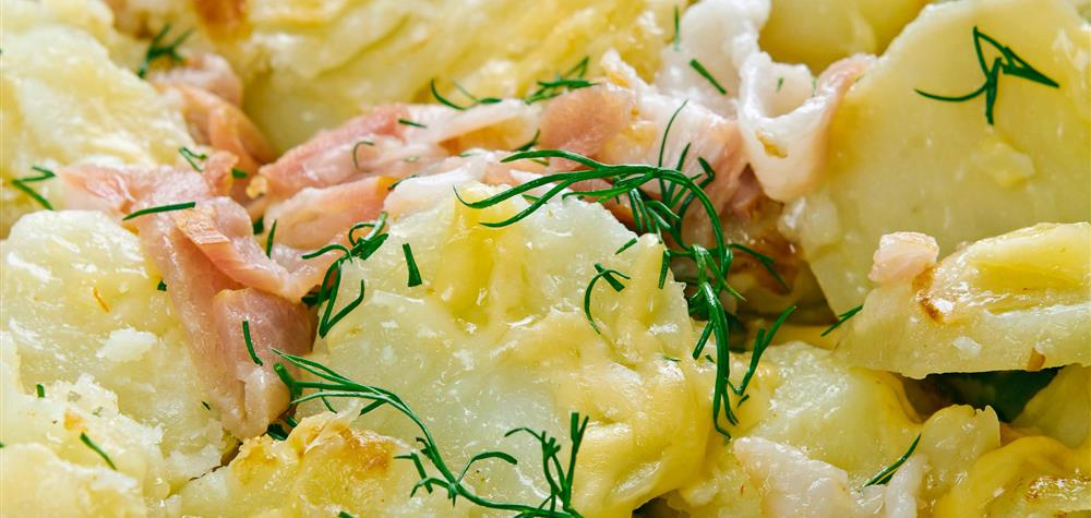 Truffade, potato and fresh tome