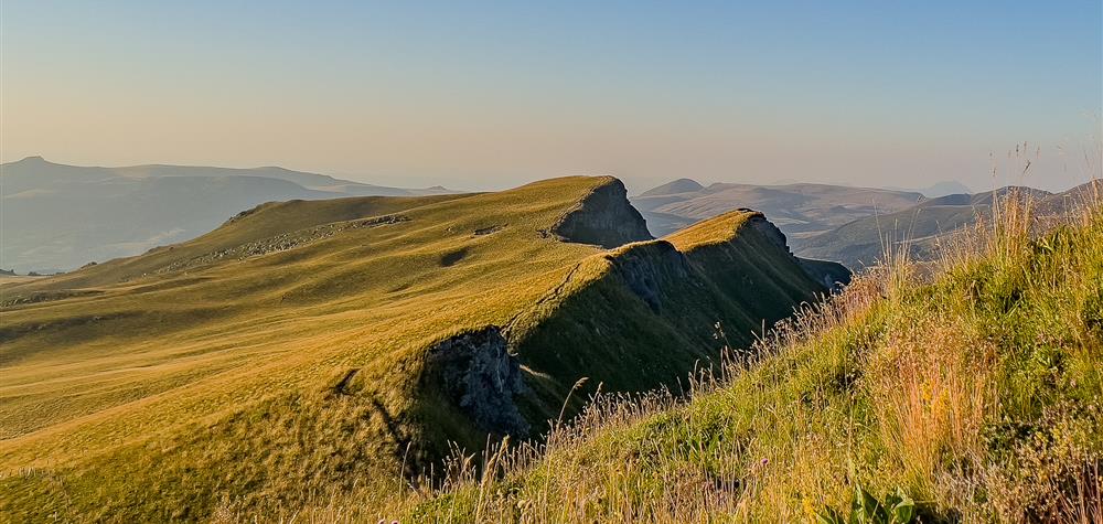 Summit of Puy de Cliergue on the Sancy ridge path